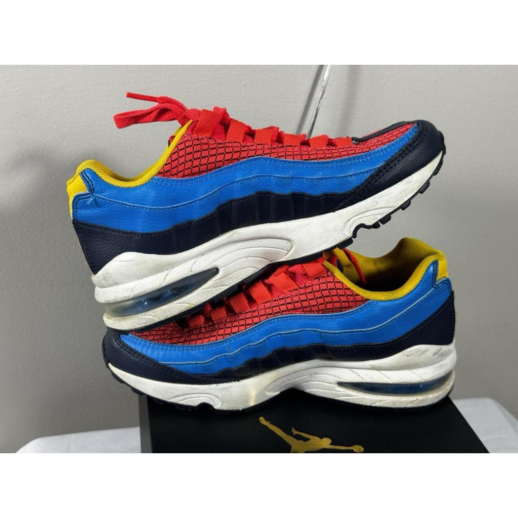 Nike Air Max 95 GS Crimson Blue Youth Sz 4.5Y AV2289-600 2018 Women's 6
