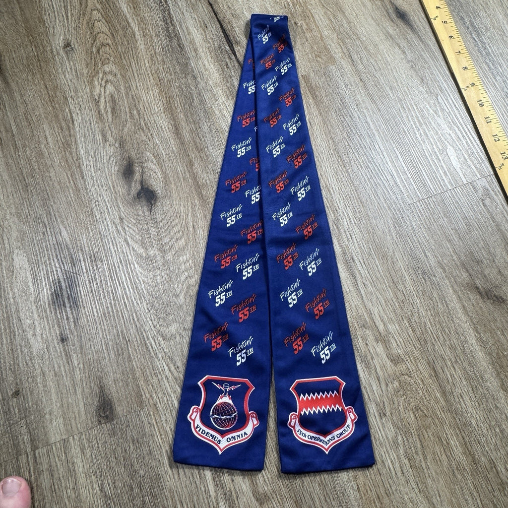 Air Force Pilot Scarf Rakkel Rama World 55th Operations Group Offutt AFB 2001