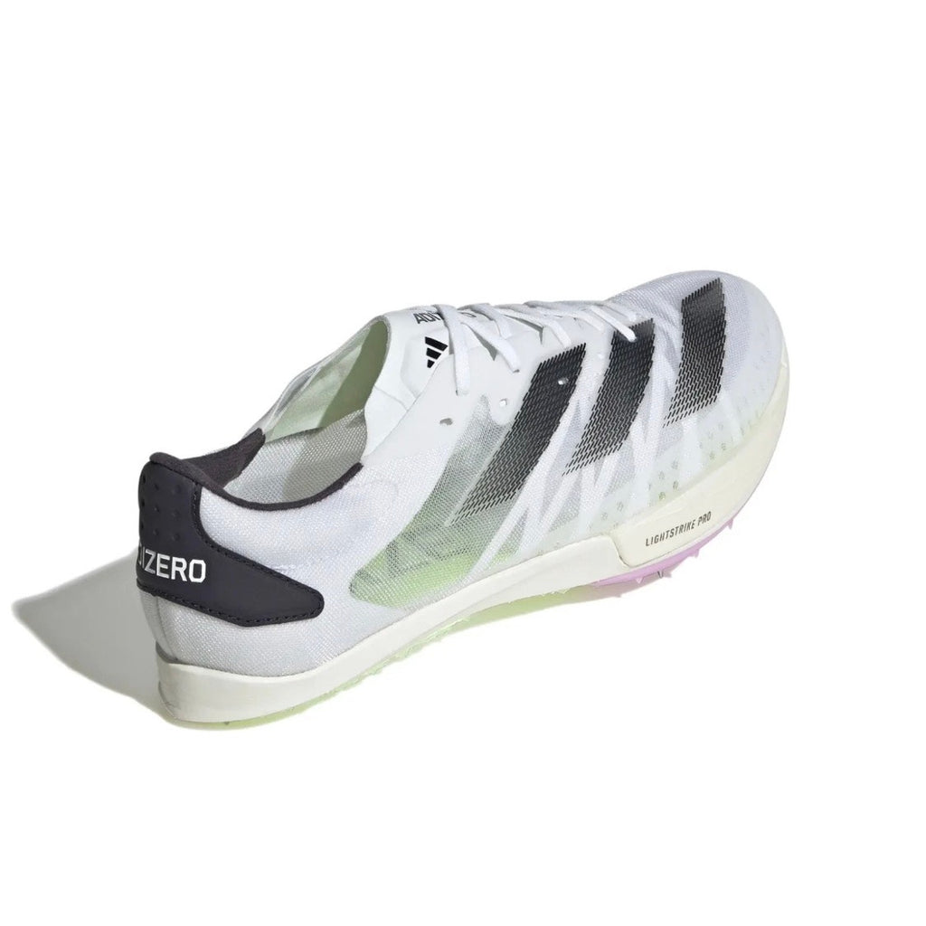 Adidas Adizero Ambition Track Spikes Sz 12 Men / 13W White Volt Sprint Running