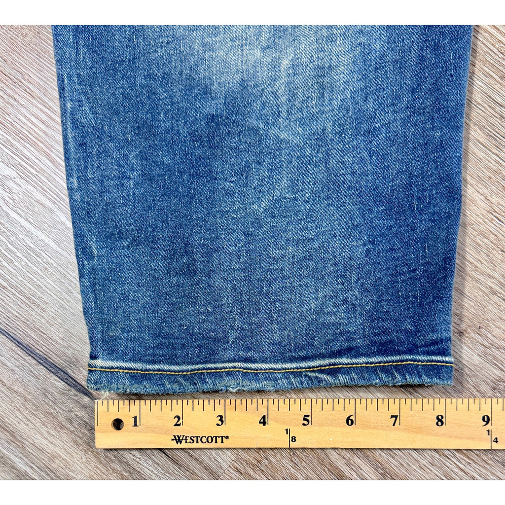 Jordan Craig Legacy Edition Aaron Jeans Men 46x32 Blue Stretch Slim Taper Denim