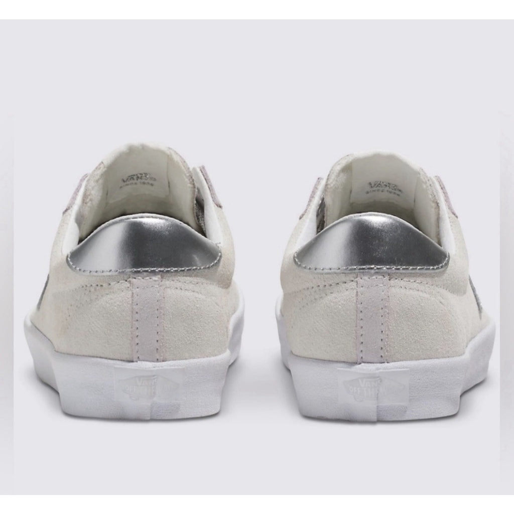 Vans Sport Low Sz 9.5 Shine Grey Blanc De Blanc Suede VN000CTDDWC 90s Punk Skate