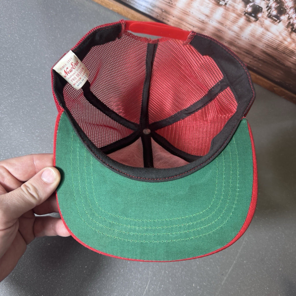 Vtg 70s-80s Honda New Era USA Trucker Snapback Hat Terry’s Cycle Lawn Motorcycle