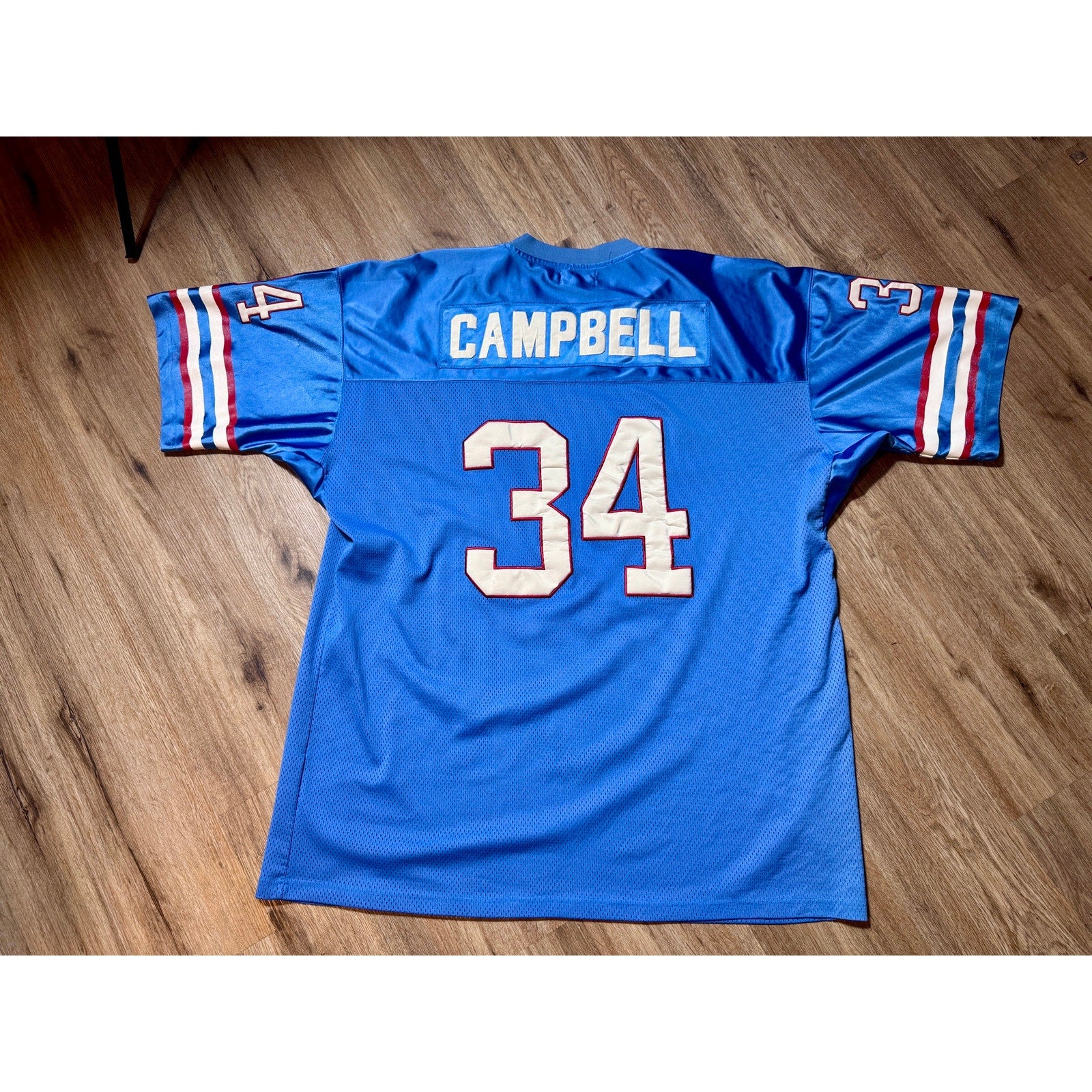 Vintage Mitchell & Ness Earl Campbell Houston Oilers #34 Throwback Jersey 58