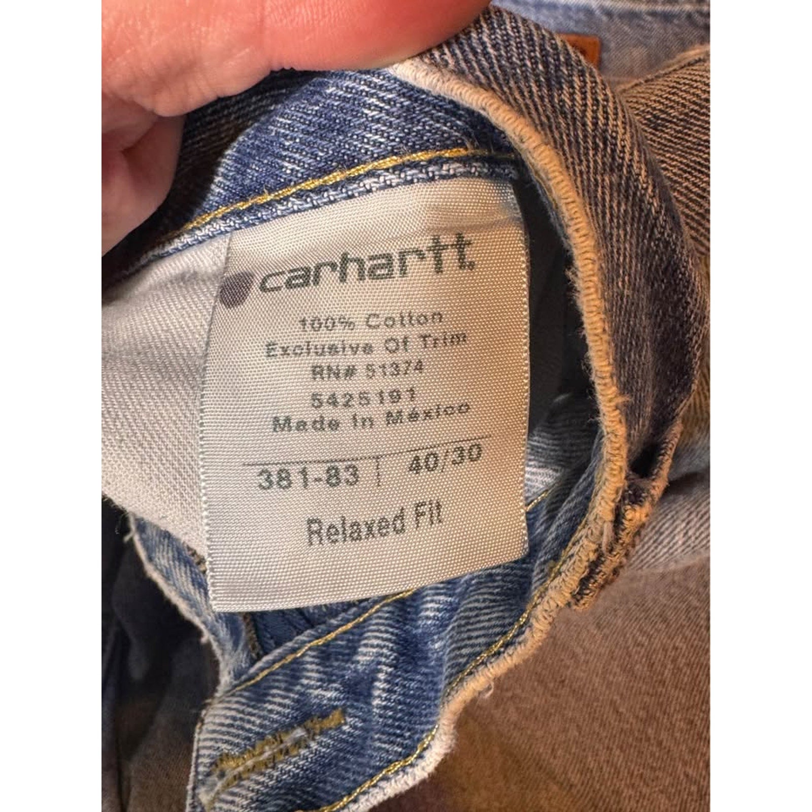 Carhartt Y2K Relaxed Fit Jeans Lot – 6 Pair – 40x30 & 42x30