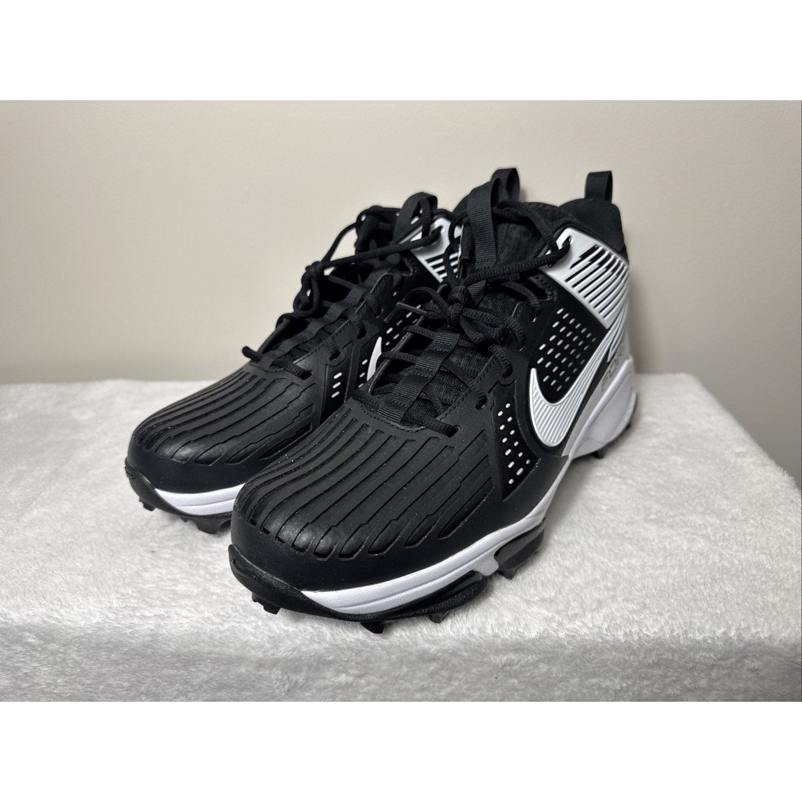 Nike Force Savage Pro 3 Shark Lineman Football Cleats FJ8163-002 Men's Sz 14 NEW