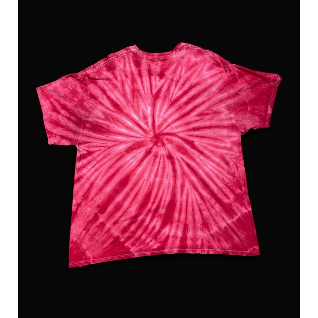 Georgia Bulldogs Tie Dye T Shirt XL Red Spiral NCAA College Football Fan Tee