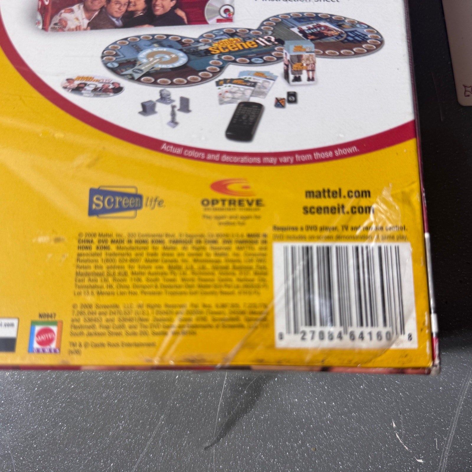 Seinfeld Scene It DVD Game 2008 Mattel Screenlife New Sealed Trivia Game Tv Show