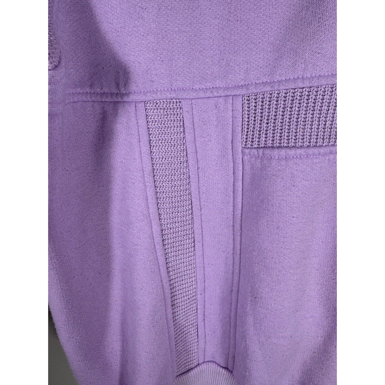 Rare Vtg 80s 90s Goolagong Purple Henley Sweatshirt Pullover Womens L Taiwan HTF