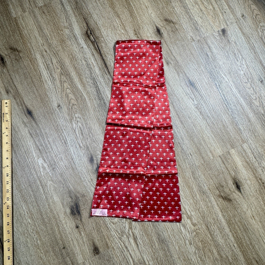 Vtg Rama World Rakkei Aviation Flight Scarf Airplane Print Pilot Made USA 48”