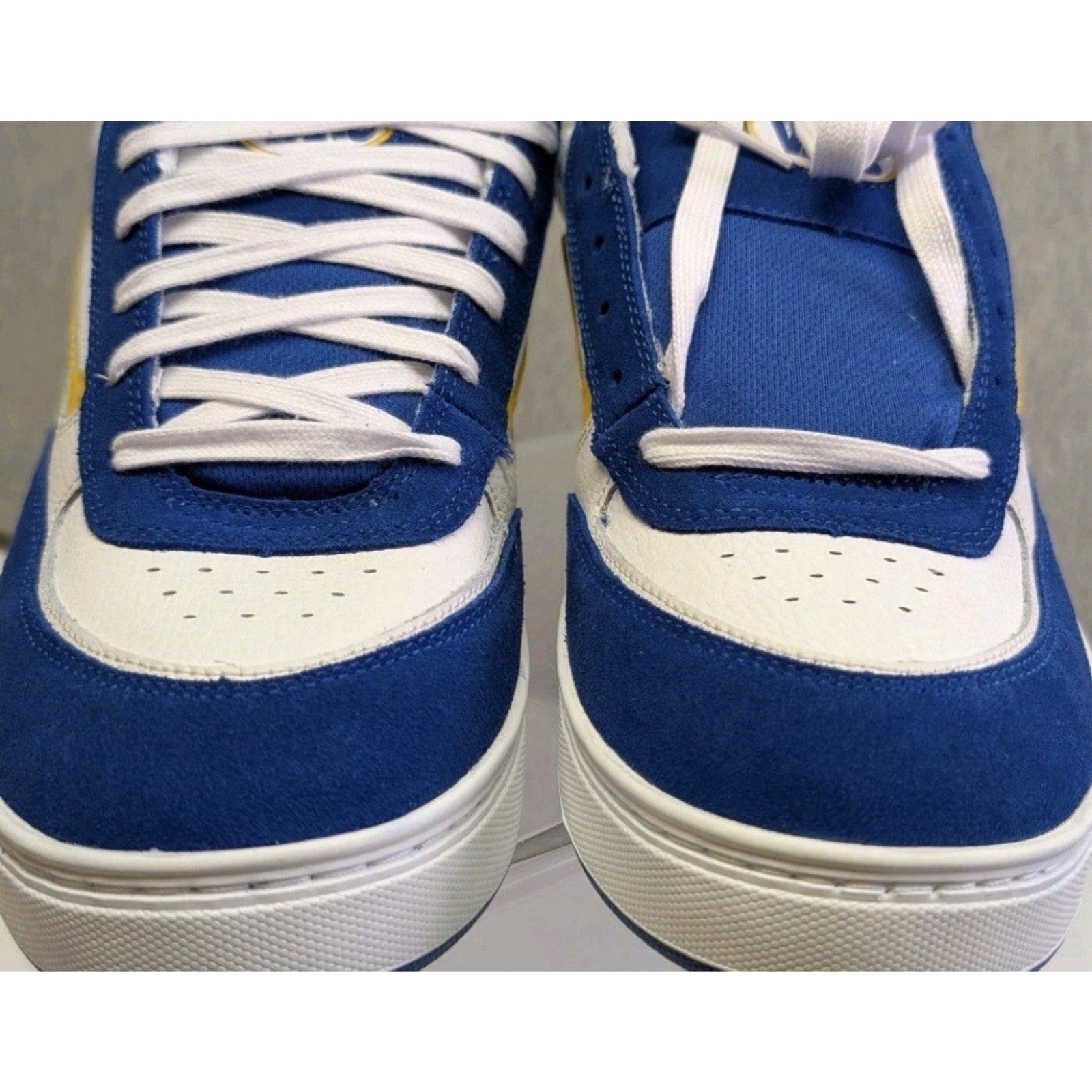 Vans Skate Estazzo VN000D45BYL Blue Yellow White Skate Shoe Mens 9.5 Sold Out