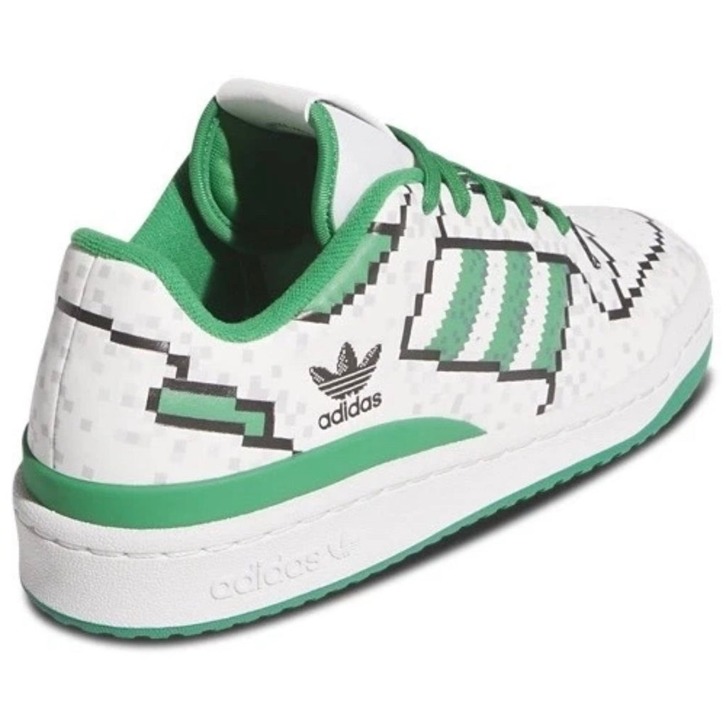 Adidas Forum Low 8-Bit Pixel Green White Sneakers FVU 001001 Men’s 6.5 W 7.5