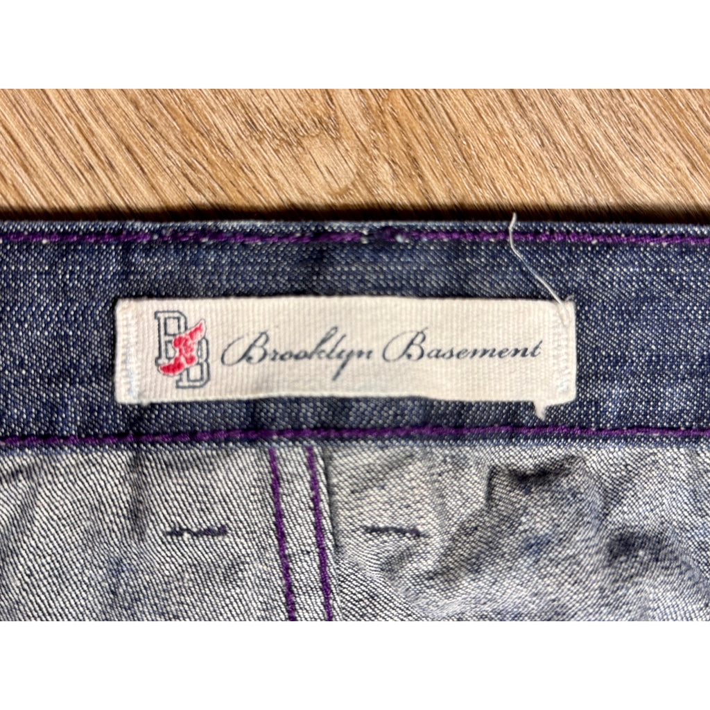 Brooklyn Basement Wide Leg Baggy Jeans Men’s 40x32 Dark Wash Y2K Skater Hip Hop