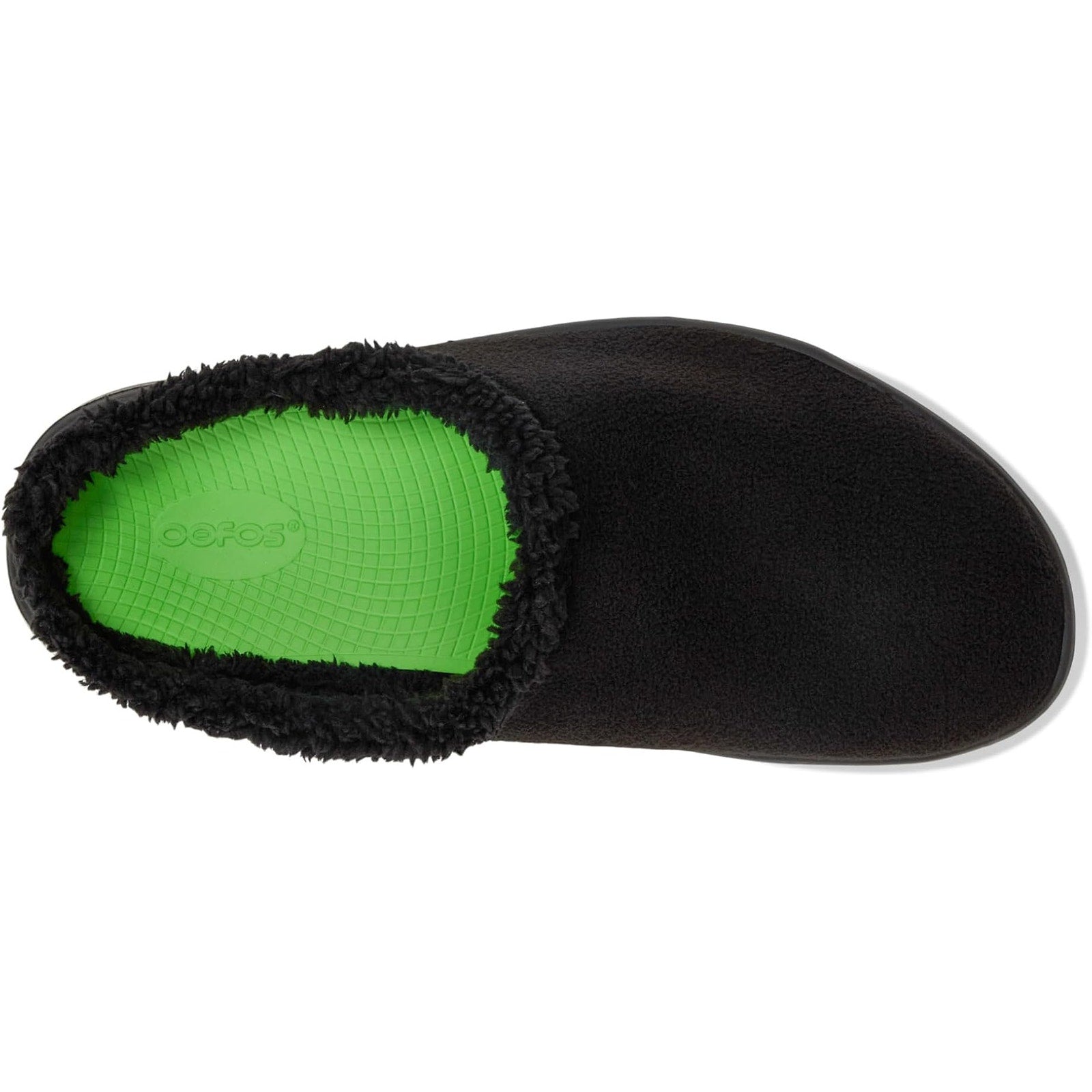 OOFOS OOcoozie Mule Black Fleece Lined Recovery Slip On Men’s Size 12