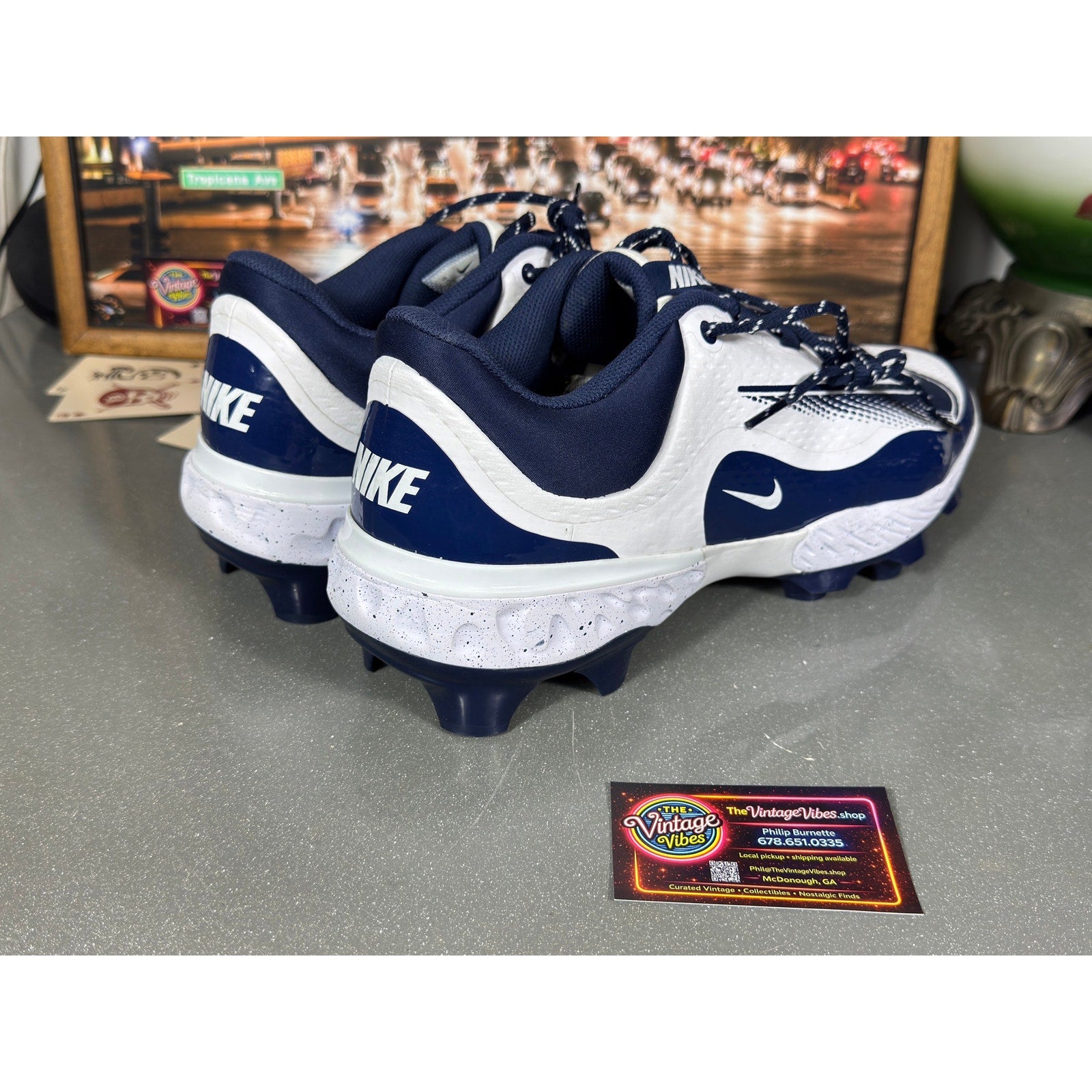 Nike Alpha Huarache Elite 4 Low MCS Baseball Cleats FD6255-107 Men’s Size 15