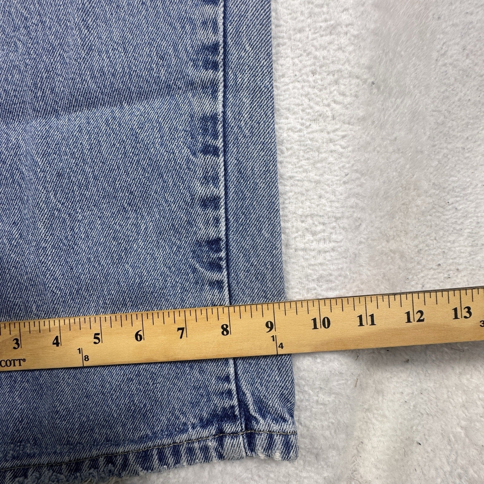Carhartt B42 Relaxed Fit Jeans Mens 40x30 Distressed Workwear Denim Made Mexico
