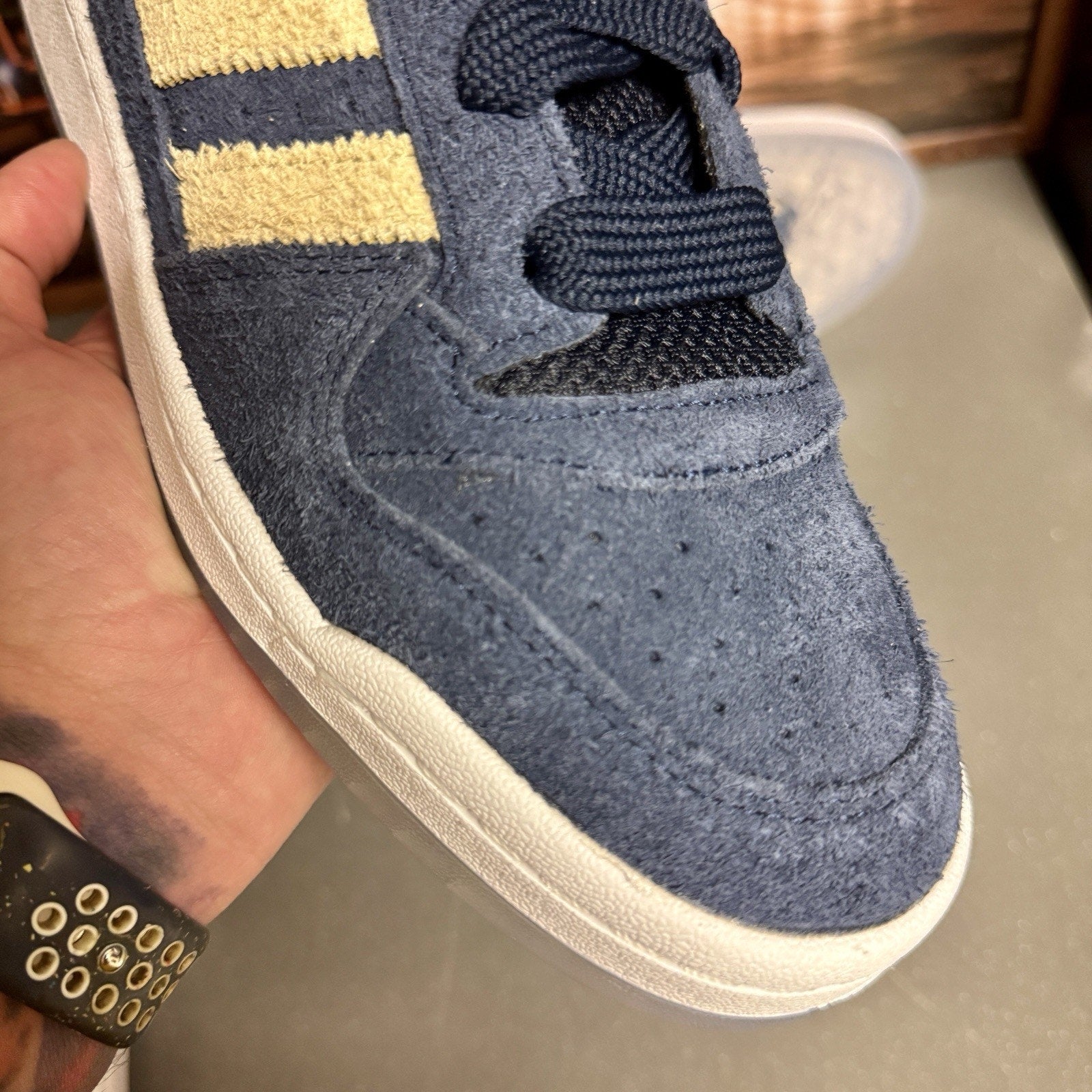 adidas Forum Low Georgia Tech Yellow Jackets Men’s 10 Sneakers Casual Shoes NCAA