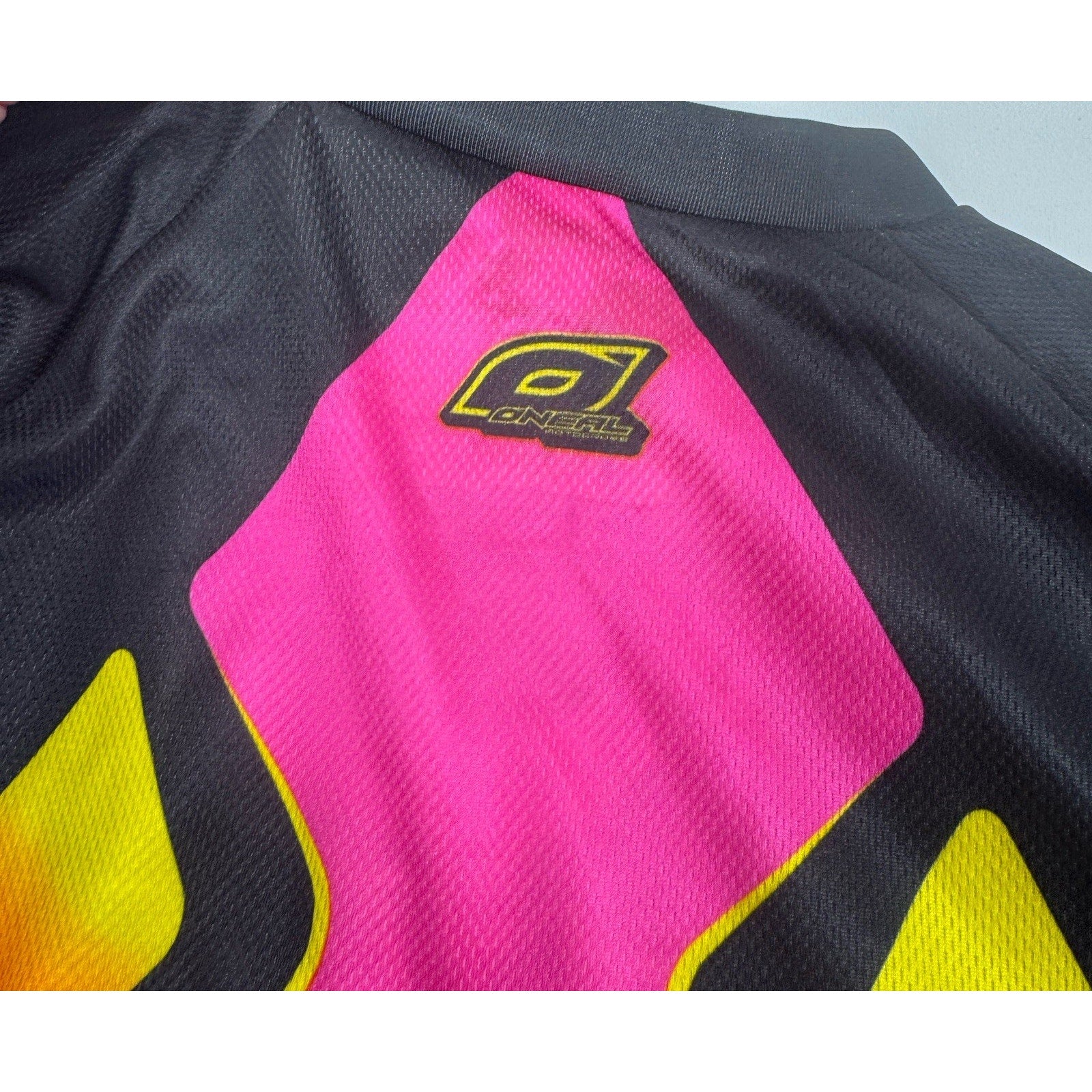 O’Neal Element Women’s Motocross Jersey Pants Set Pink Black Yellow MD 5/6