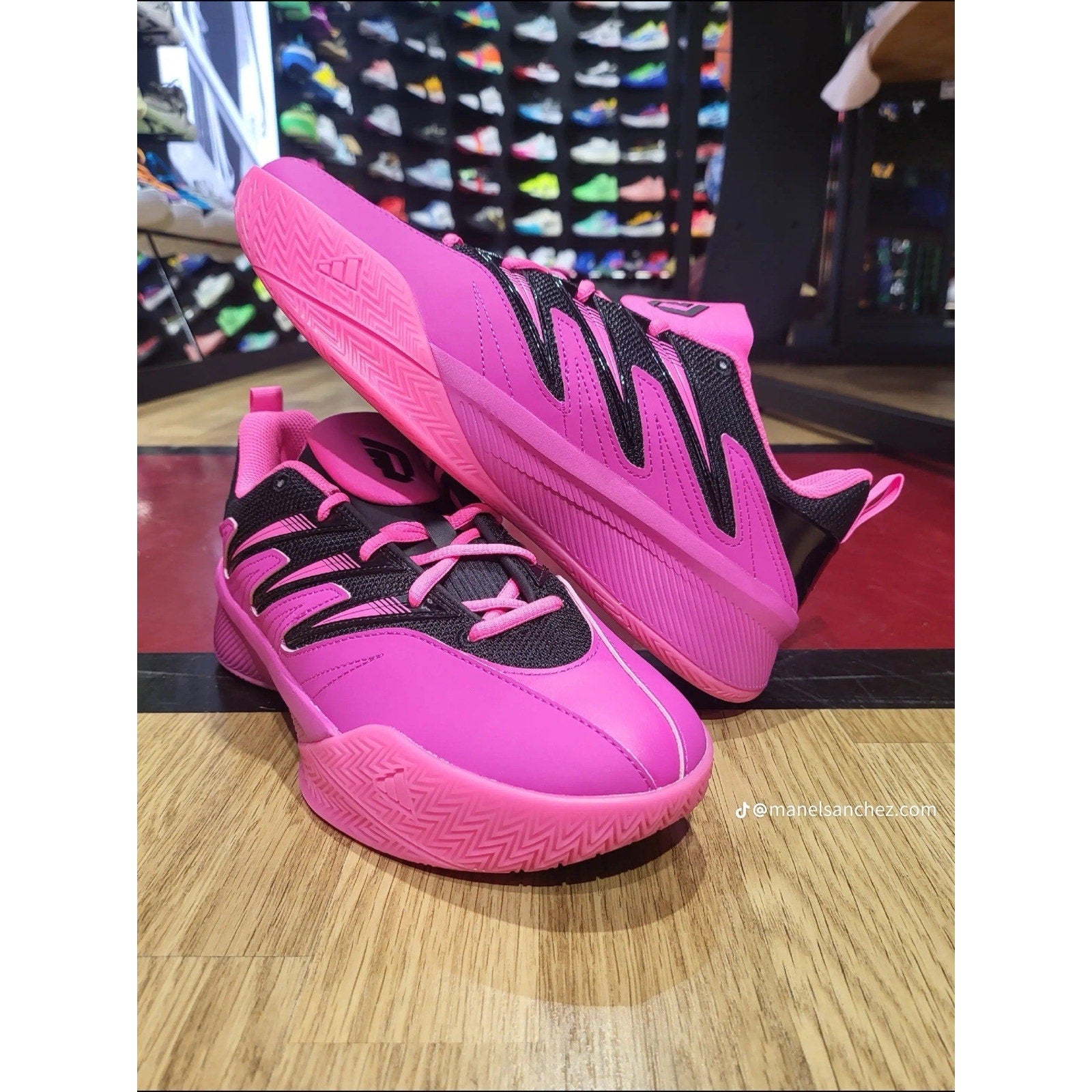 Adidas Dame Certified 3 Pink Black Basketball Shoes New Men 8.5 Women 9.5