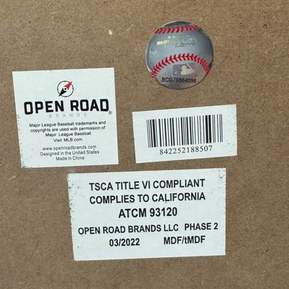 Atlanta Braves Truist Park Stadium Blueprint Framed Wall Art MLB Open Road Brand