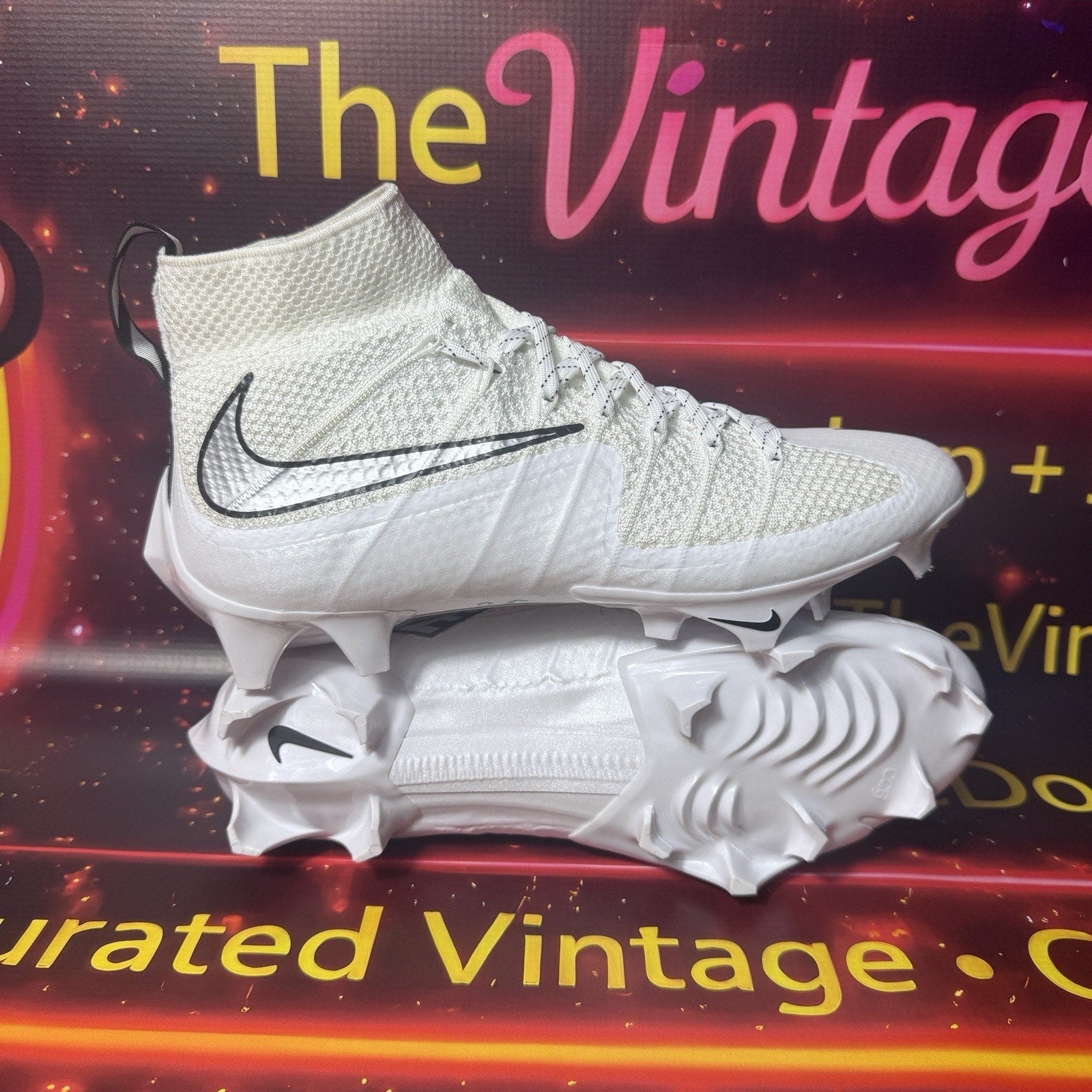 Nike Vapor Edge 360 Untouchable Football Cleat White FQ0235-102 Men's Size 8