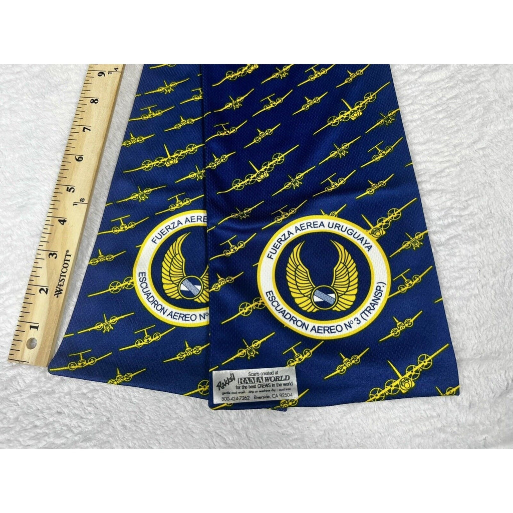 USAF Rakkel Rama World Flight Scarves Vintage Military Aviation Air Force Scarf