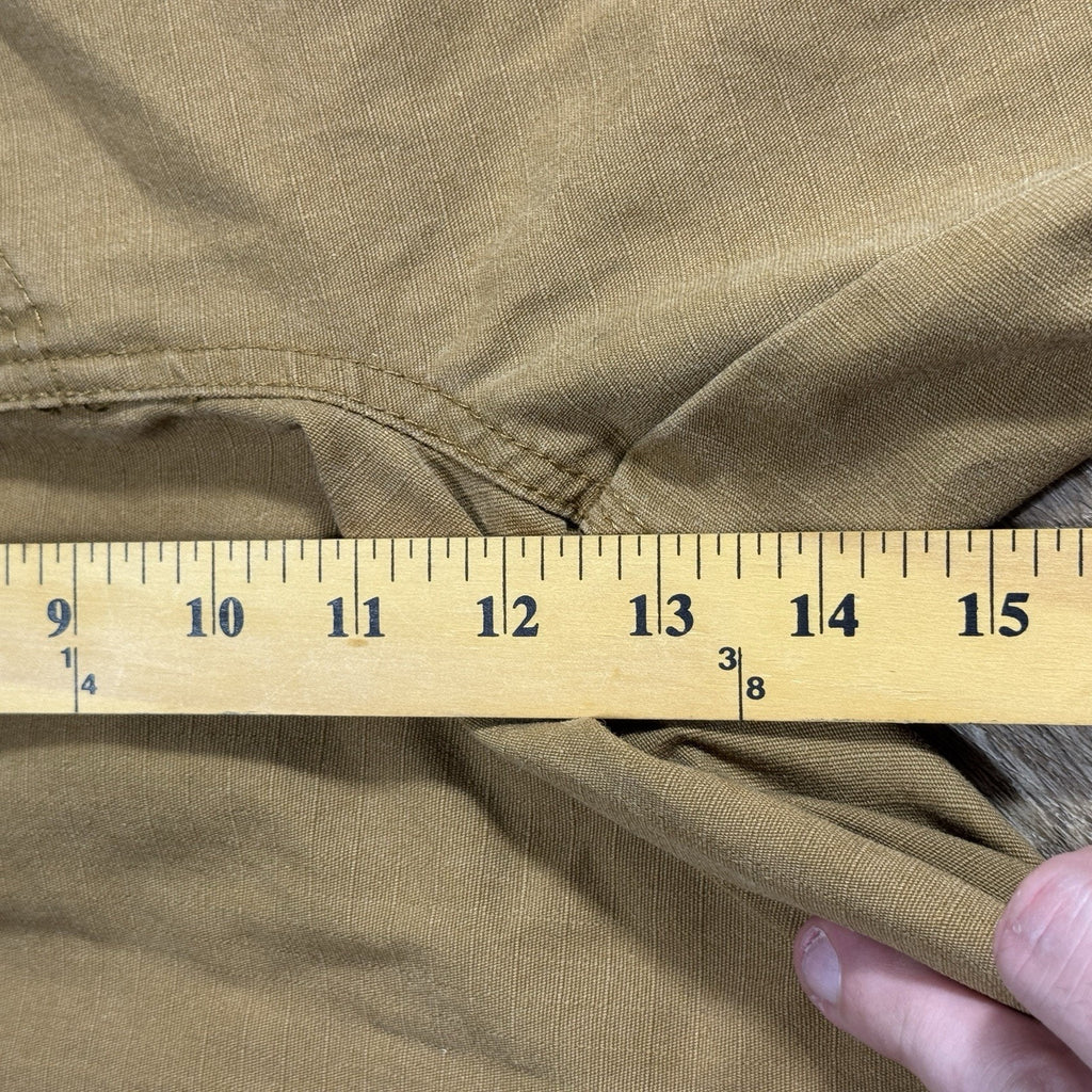 Genuine Dickies Ripstop Cargo Shorts Mens 40 Brown Relaxed Fit Work Utility