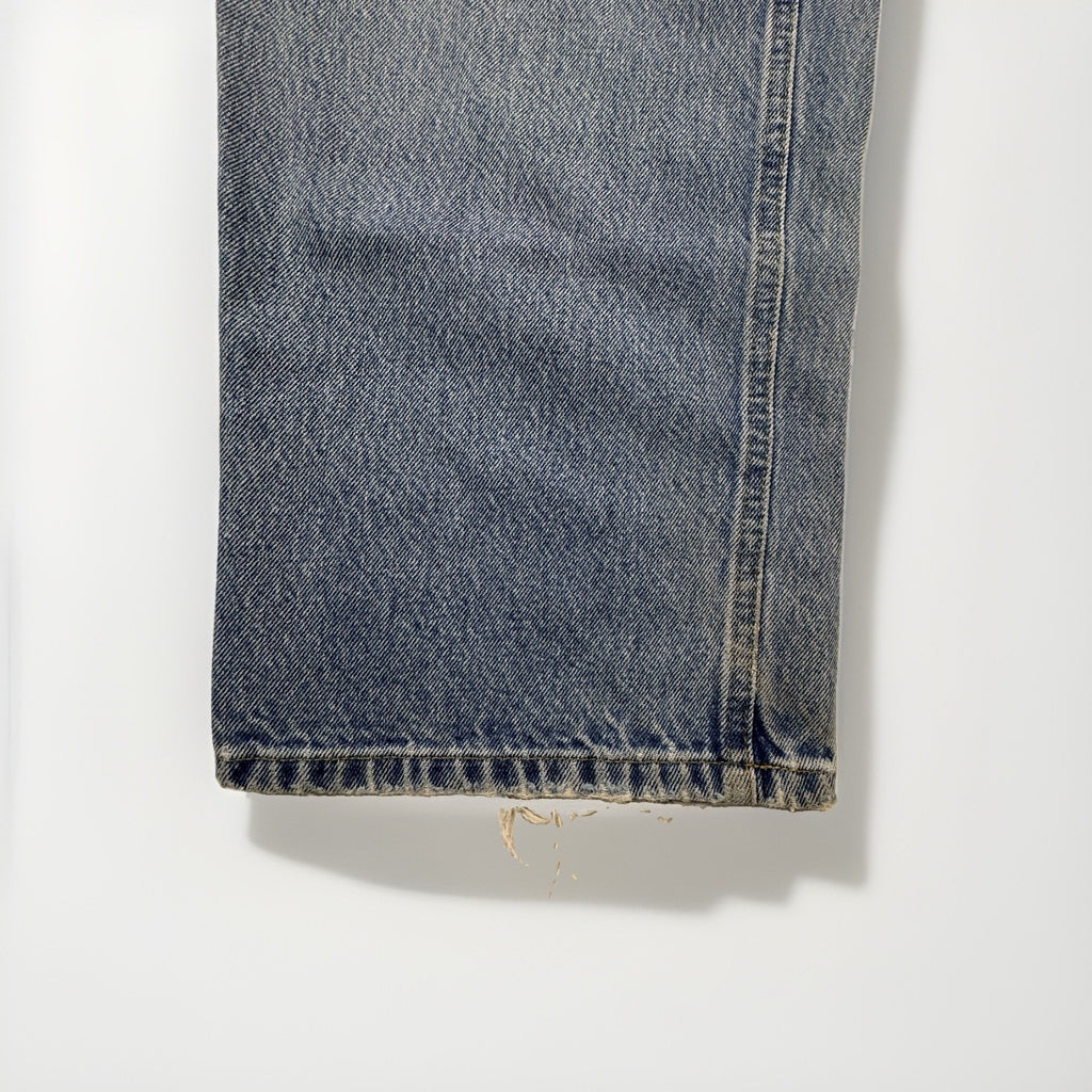 Carhartt B42 Relaxed Fit Jeans Mens 40x30 Distressed Workwear Denim Made Mexico