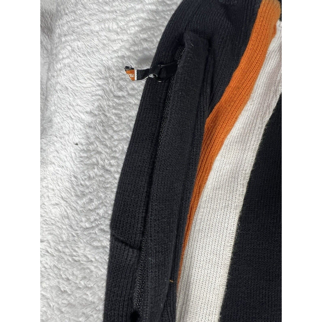 Vtg 2000s Rocawear Black Orange Star Tracksuit Baggy Hip-Hop Y2K Jacket Pants