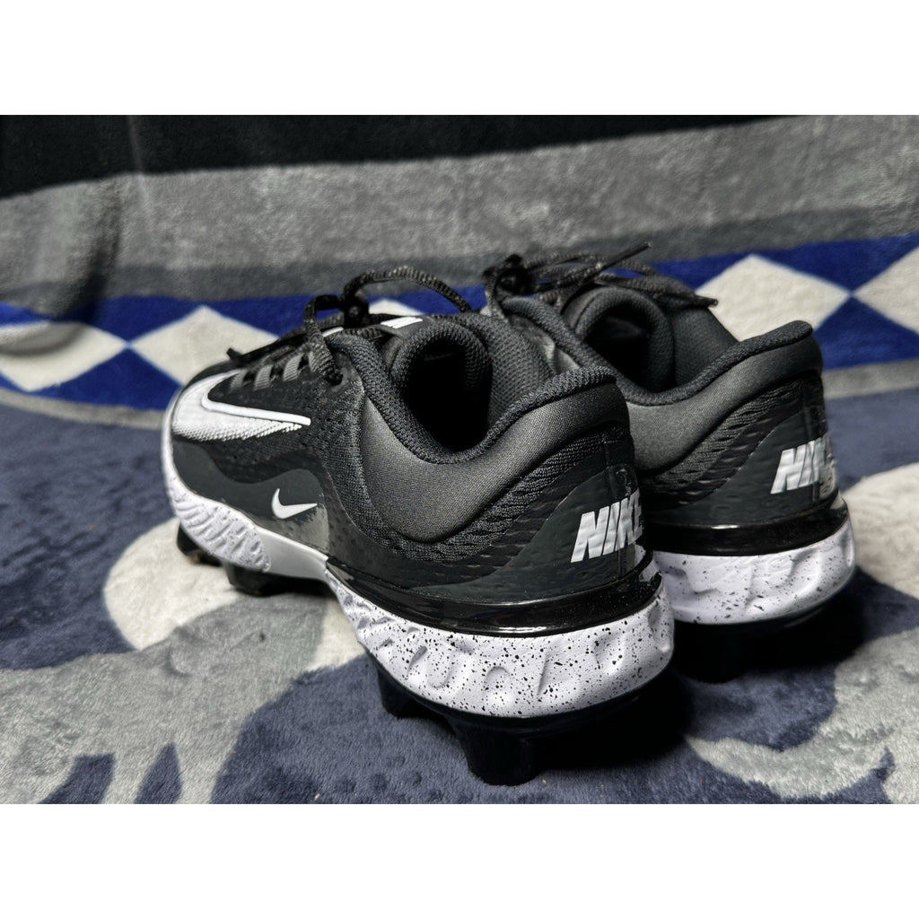 Nike Alpha Huarache Elite 4 MCS Baseball Cleat Black White FD6221-003 Sz 14
