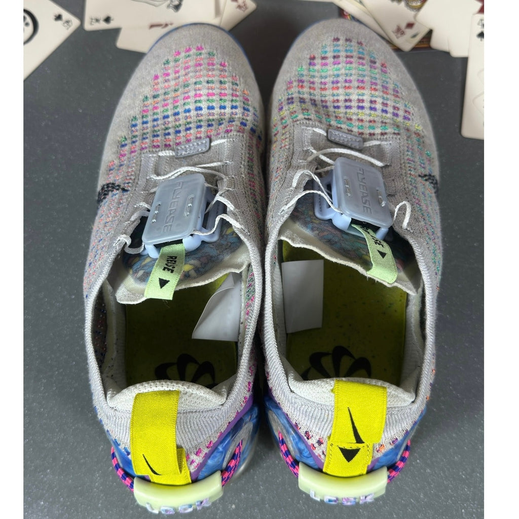Nike Air VaporMax Flyease 2023 Multicolor Knit CJ6741-001 Men 7.5 Running Shoes