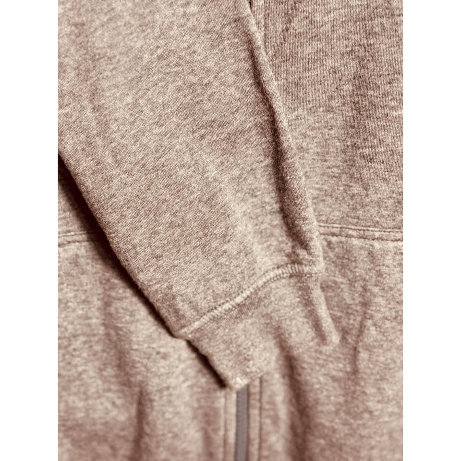 Nike Sportswear Women’s Funnel Neck Full Zip Hoodie Gray XL Y2K