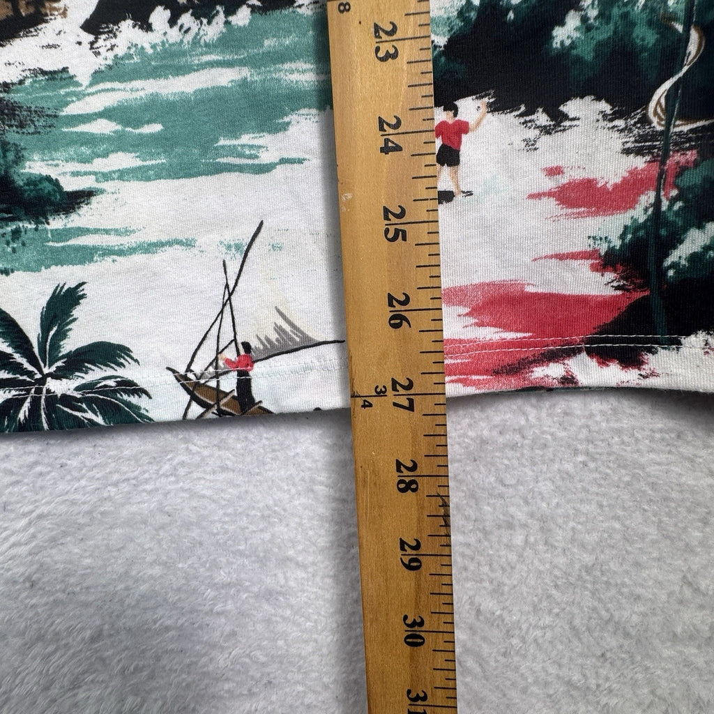 Tommy Hilfiger Tropical Island All Over Print T Shirt Men’s Medium 100% Cotton M