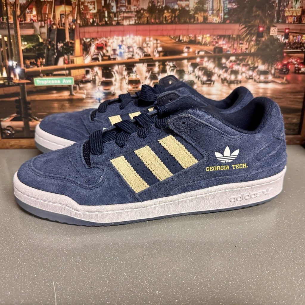 adidas Forum Low Georgia Tech Yellow Jackets Men’s 11 Sneakers Casual Shoes NCAA