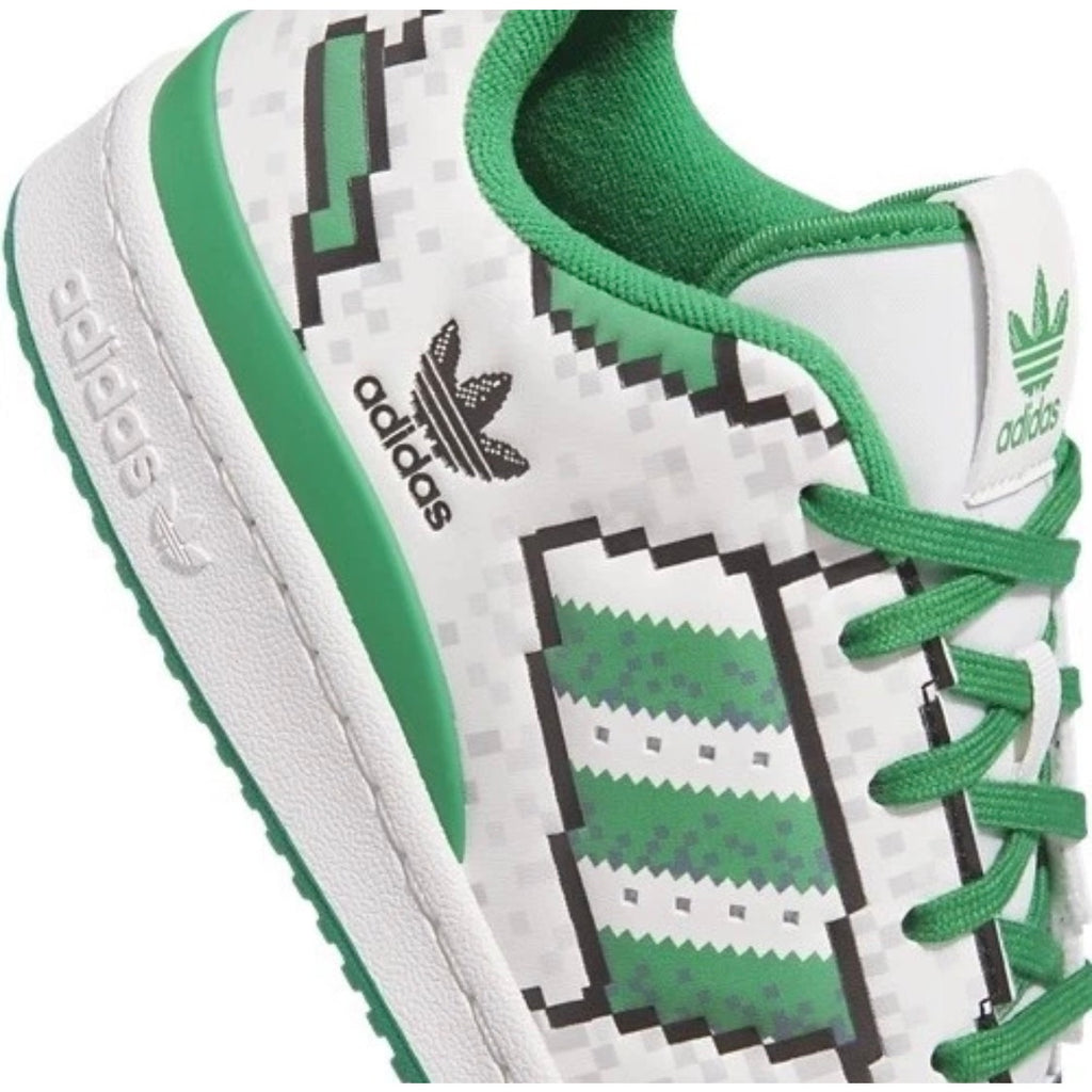 Adidas Forum Low 8-Bit Pixel Green White Sneakers FVU 001001 Men’s 6.5 W 7.5