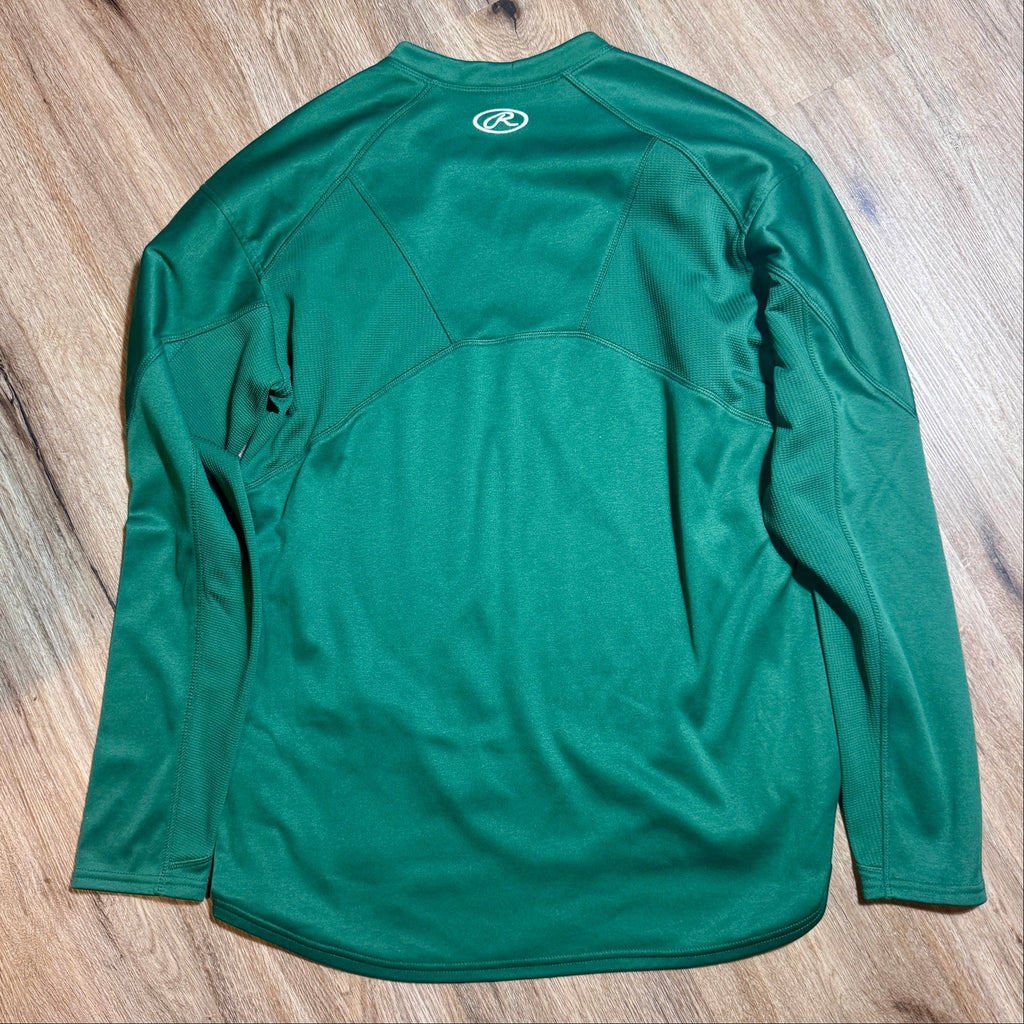 Rawlings Green Bay Packers Sideline Performance Long Sleeve Shirt Men’s L NFL