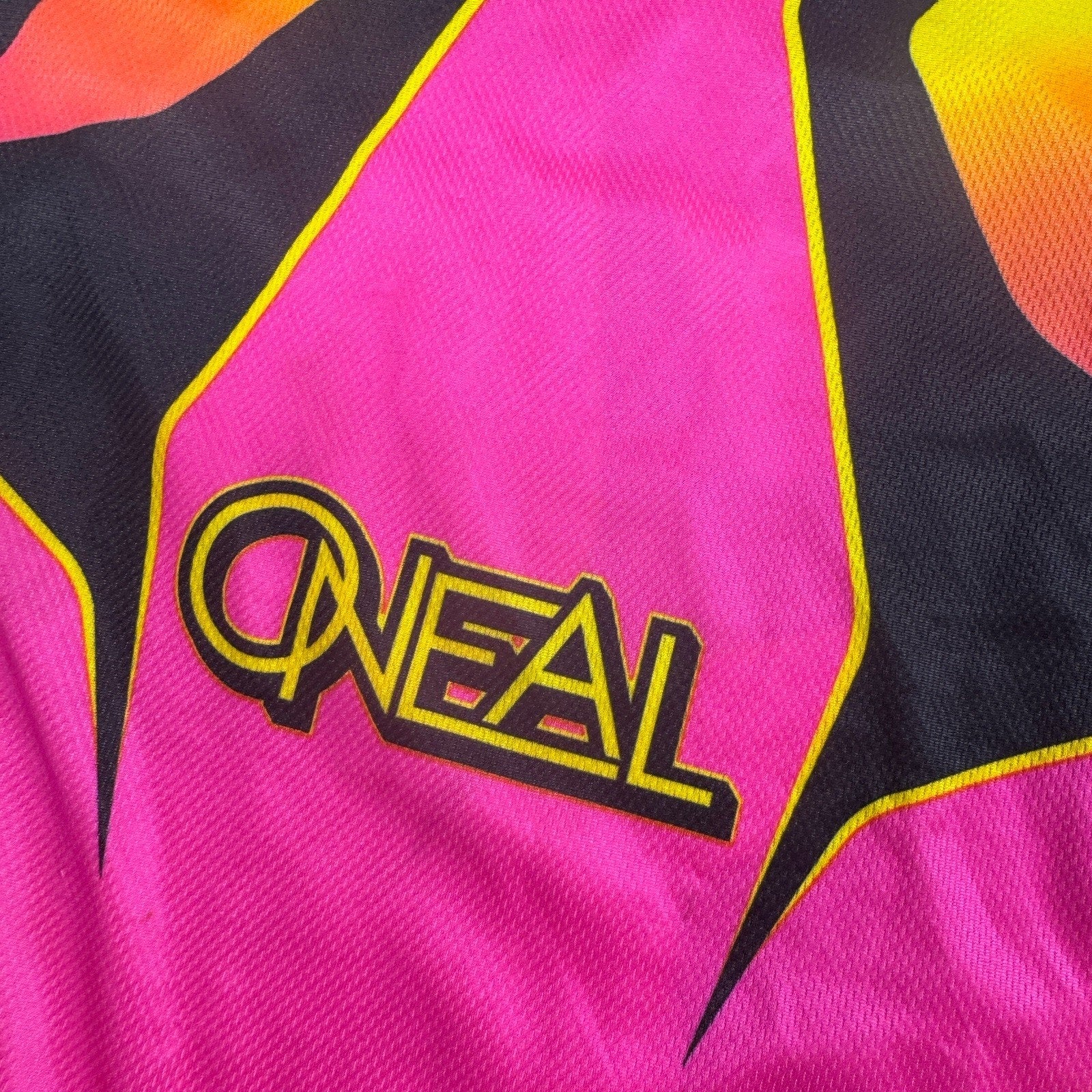 O’Neal Element Women’s Motocross Jersey Pants Set Pink Black Yellow MD 5/6