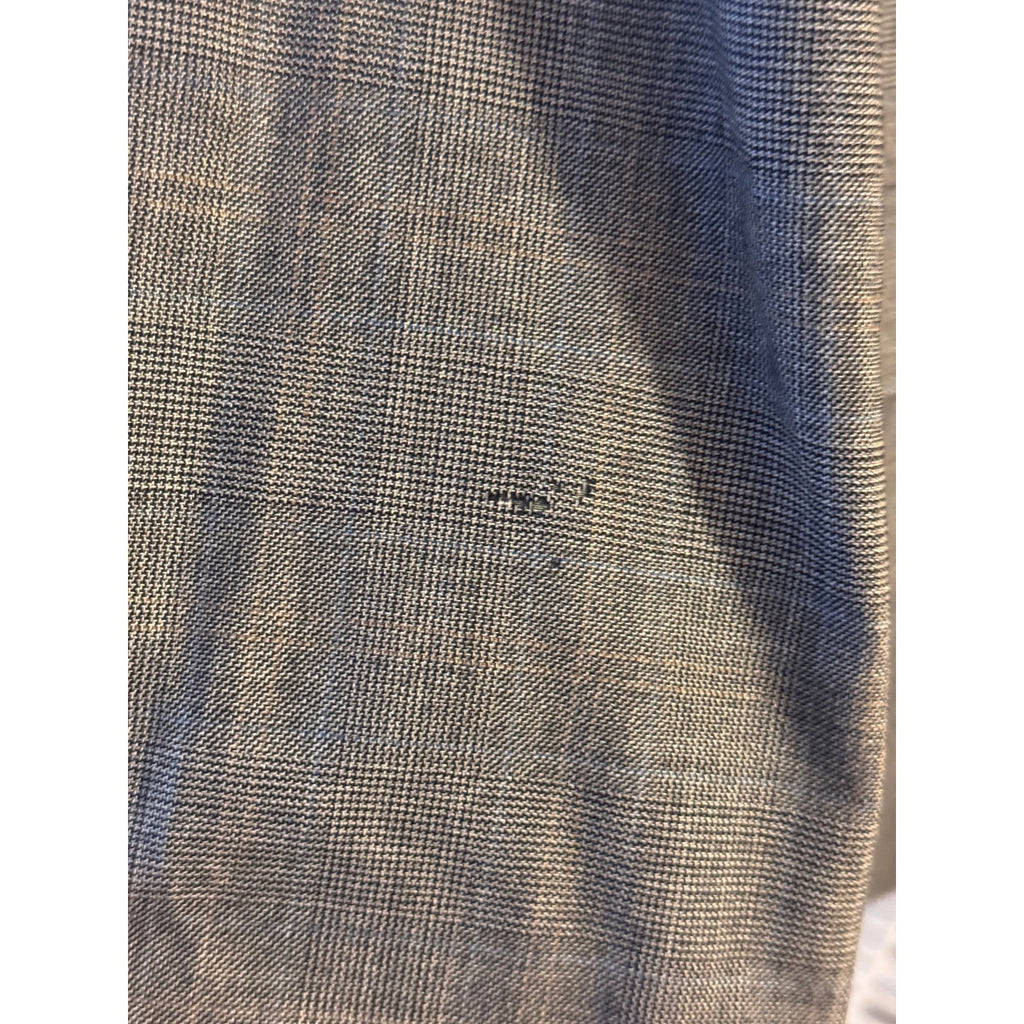 Vtg Givenchy Gentleman Chequers 100% Wool Glen Plaid Sport Coat Blazer Mens L-XL