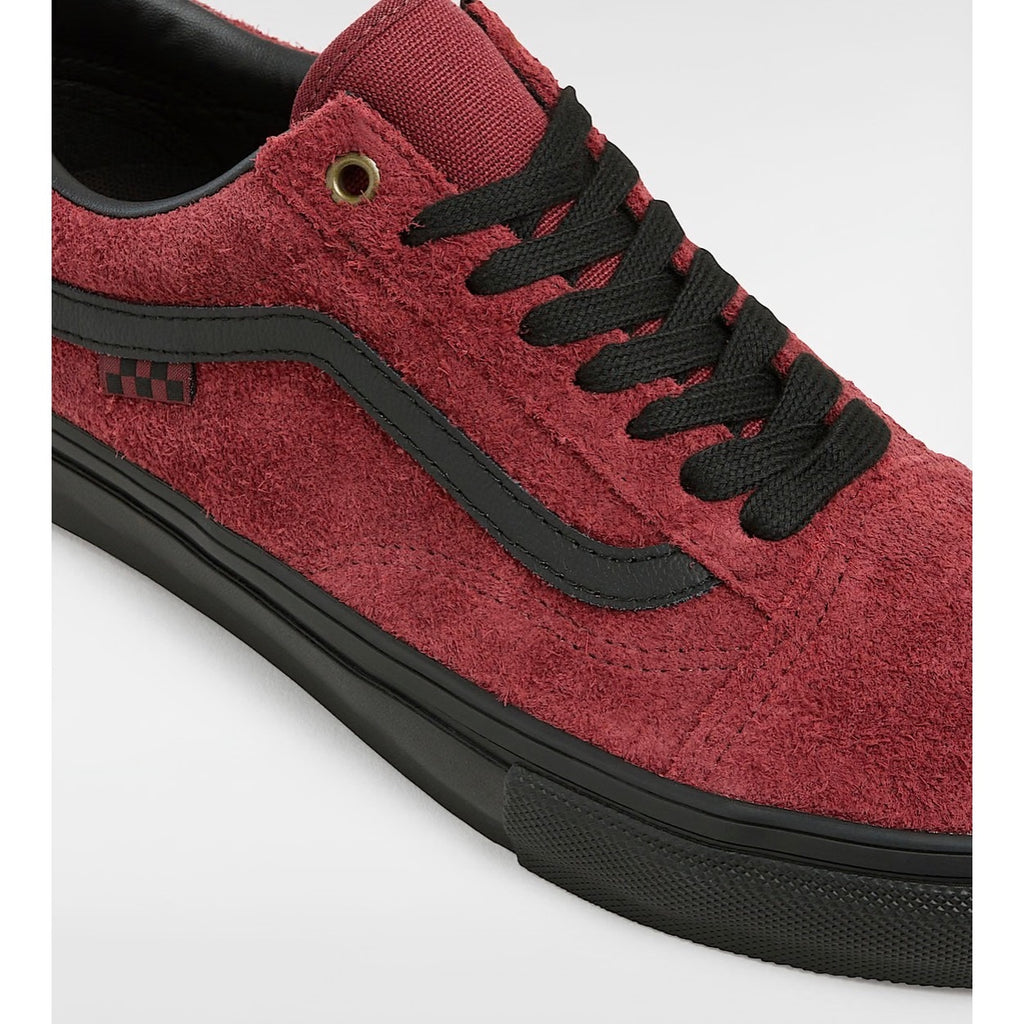 Vans Skate Old Skool Hairy Suede Burgundy White Men’s 6 Women’s 7.5 VN0A2Z32KGD