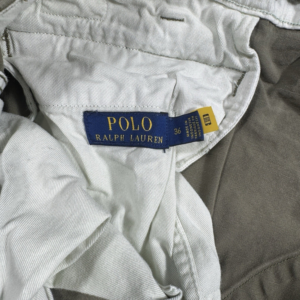 Polo Ralph Lauren Surplus Utility Cargo Shorts Mens 36 Green Cotton Combat Y2K