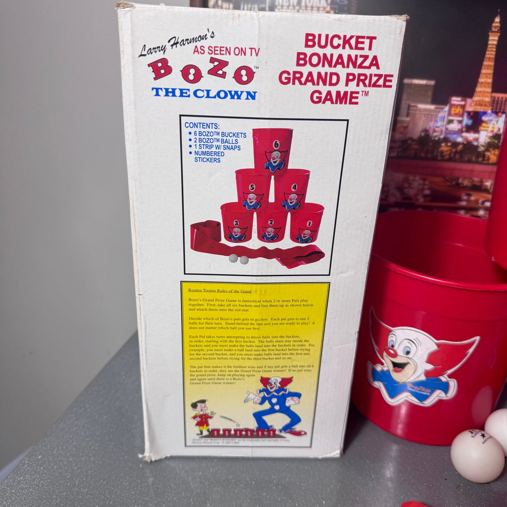 Bozo The Clown Bucket Bonanza Grand Prize Game Complete 2005 Rocket USA