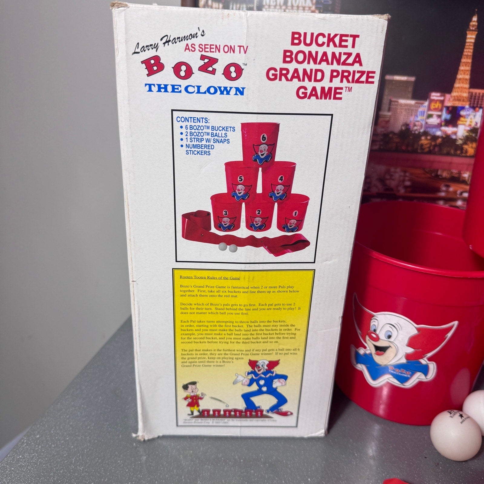Bozo The Clown Bucket Bonanza Grand Prize Game Complete 2005 Rocket USA