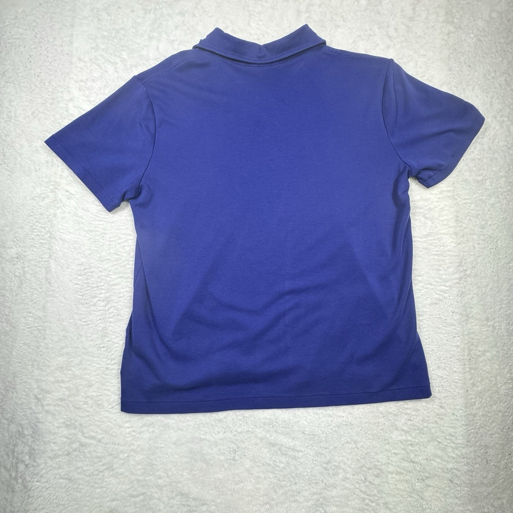 Polo Ralph Lauren Mens L Custom Slim Fit Polo Shirt Royal Blue Short Sleeve
