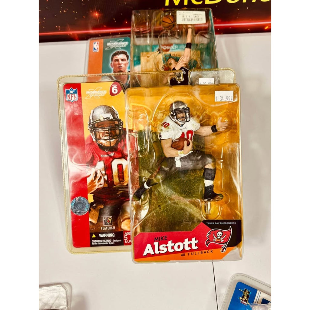 Vintage McFarlane Sports Picks Collector Figure Bundle Sosa Gasol Green Alstott