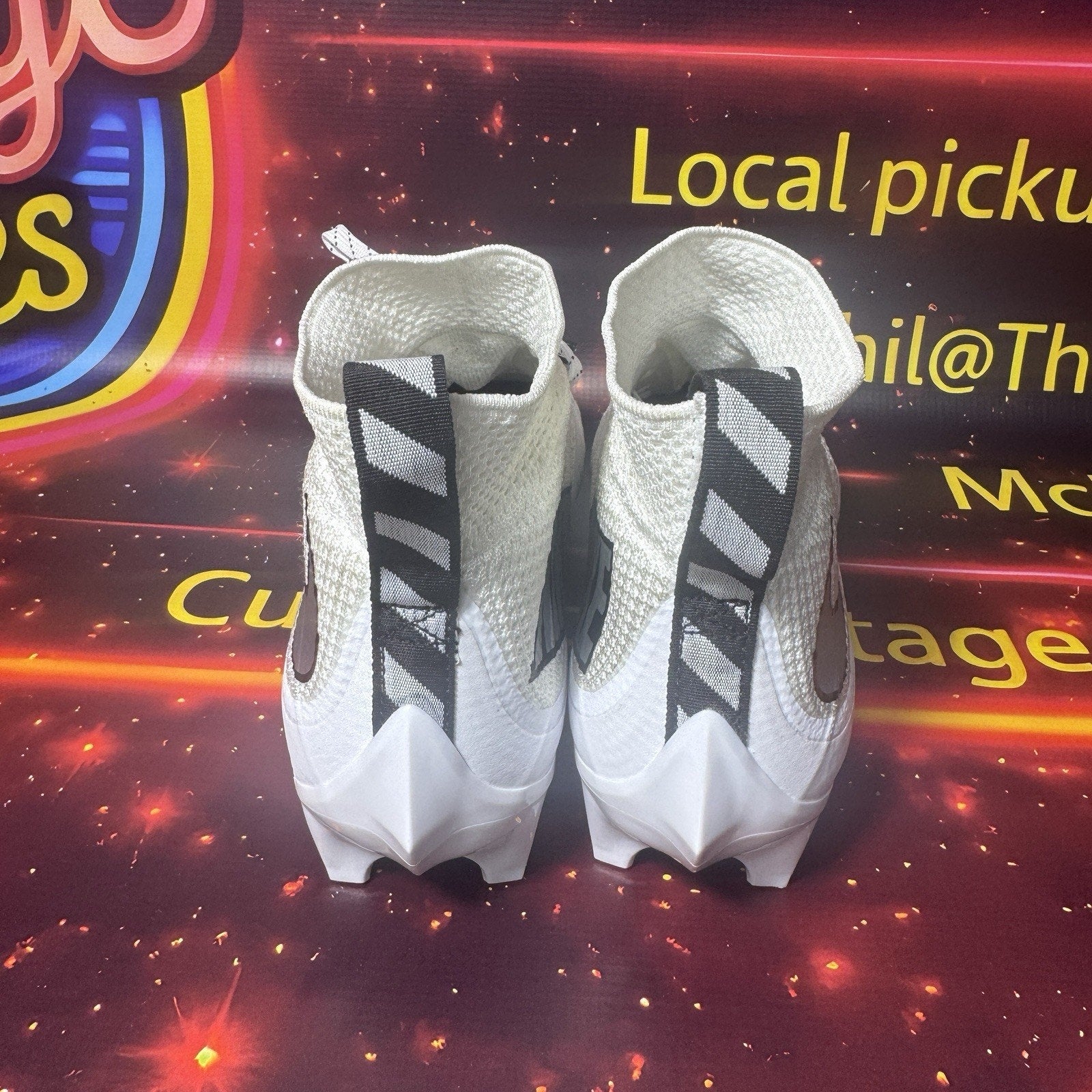 Nike Vapor Edge 360 Untouchable Football Cleat White FQ0235-102 Men's Size 8