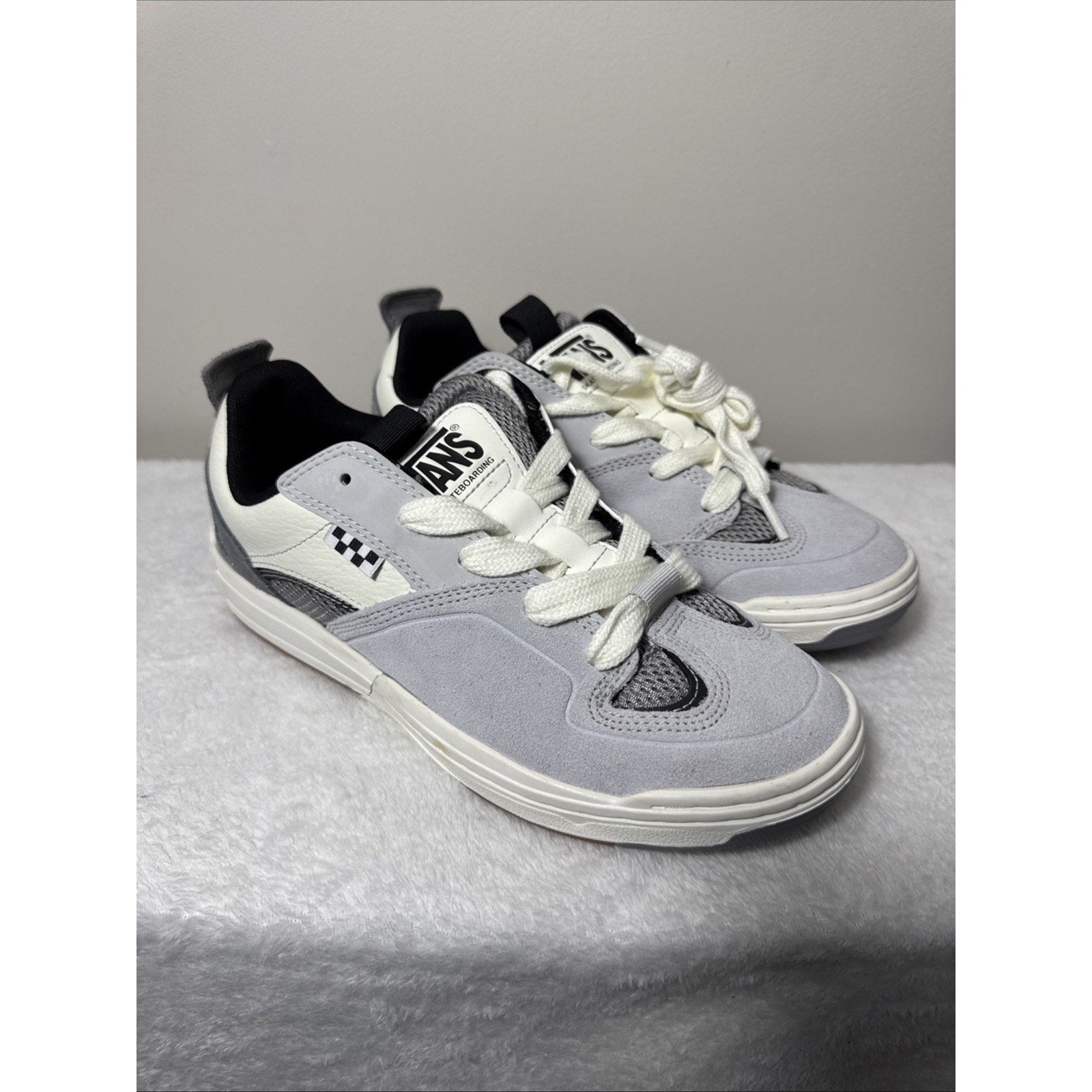 Vans Skate Mixxa Frost Grey Suede Skate Shoes VN000CUY85T Men’s Sz 8 Women’s 9.5