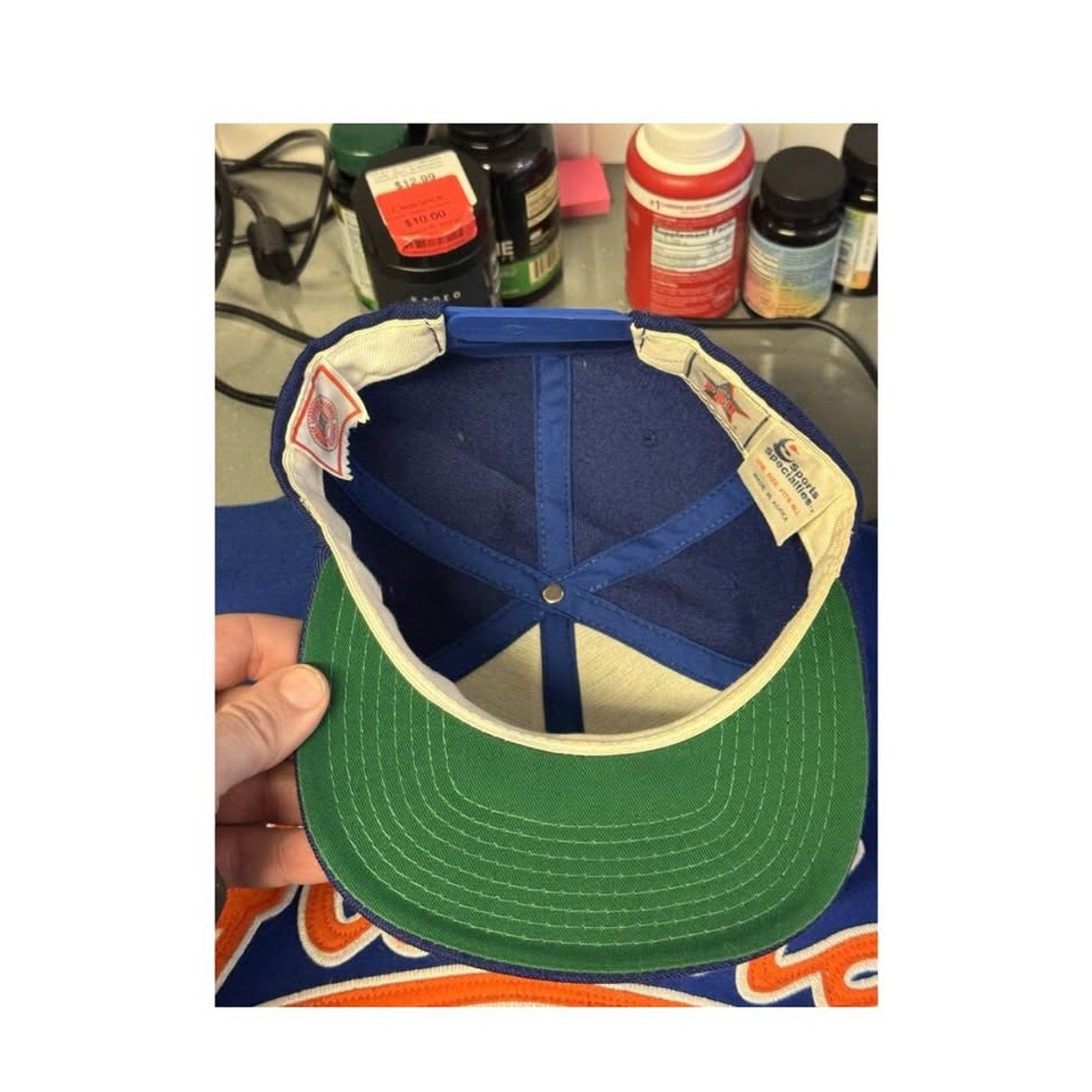 Vintage Florida Gators Script Snapback Hat Sports Specialties The Pro NCAA USA 90s