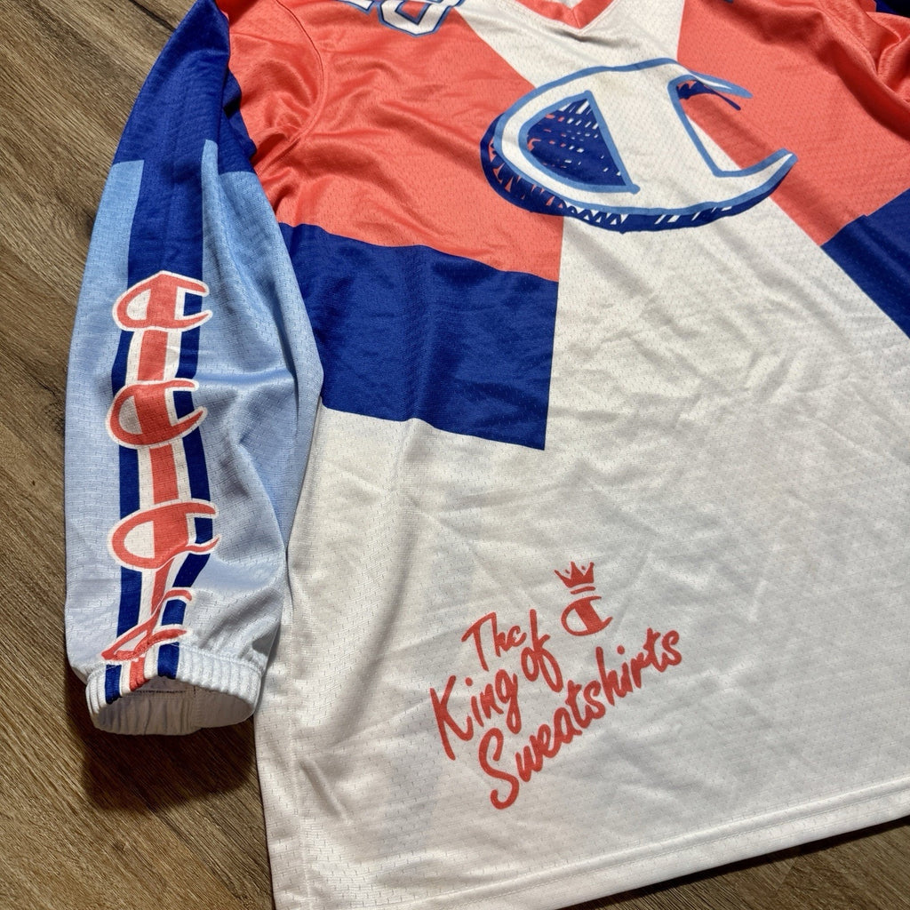 Rare 2015 Champion King Of Sweatshirts Long Sleeve Jersey 2XL NWT U940TU Y2K 90s