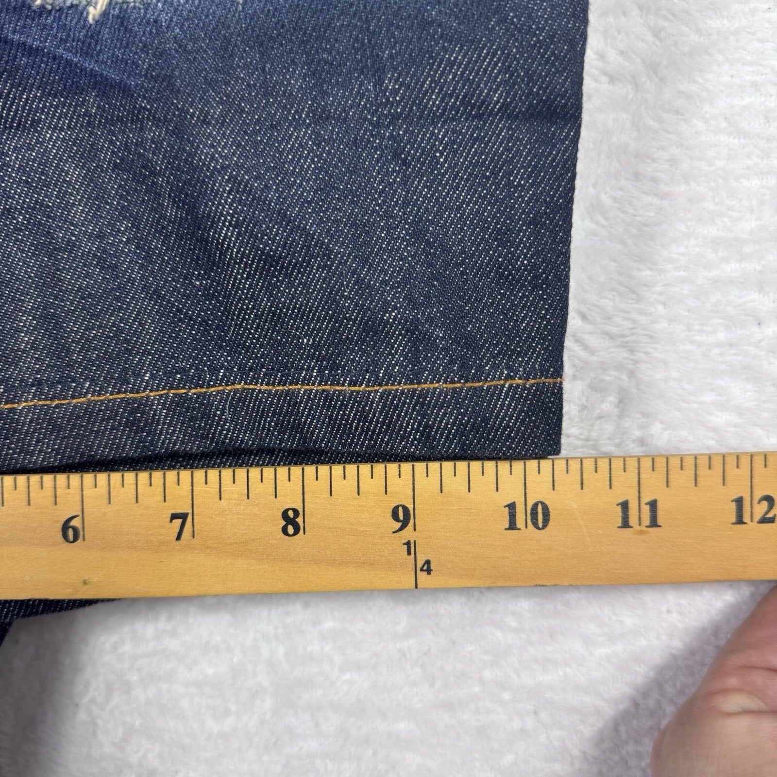 Vtg Y2K Evisu No.2 Lot 0001 Selvedge Denim Jeans Japan Button Fly Baggy 44x36