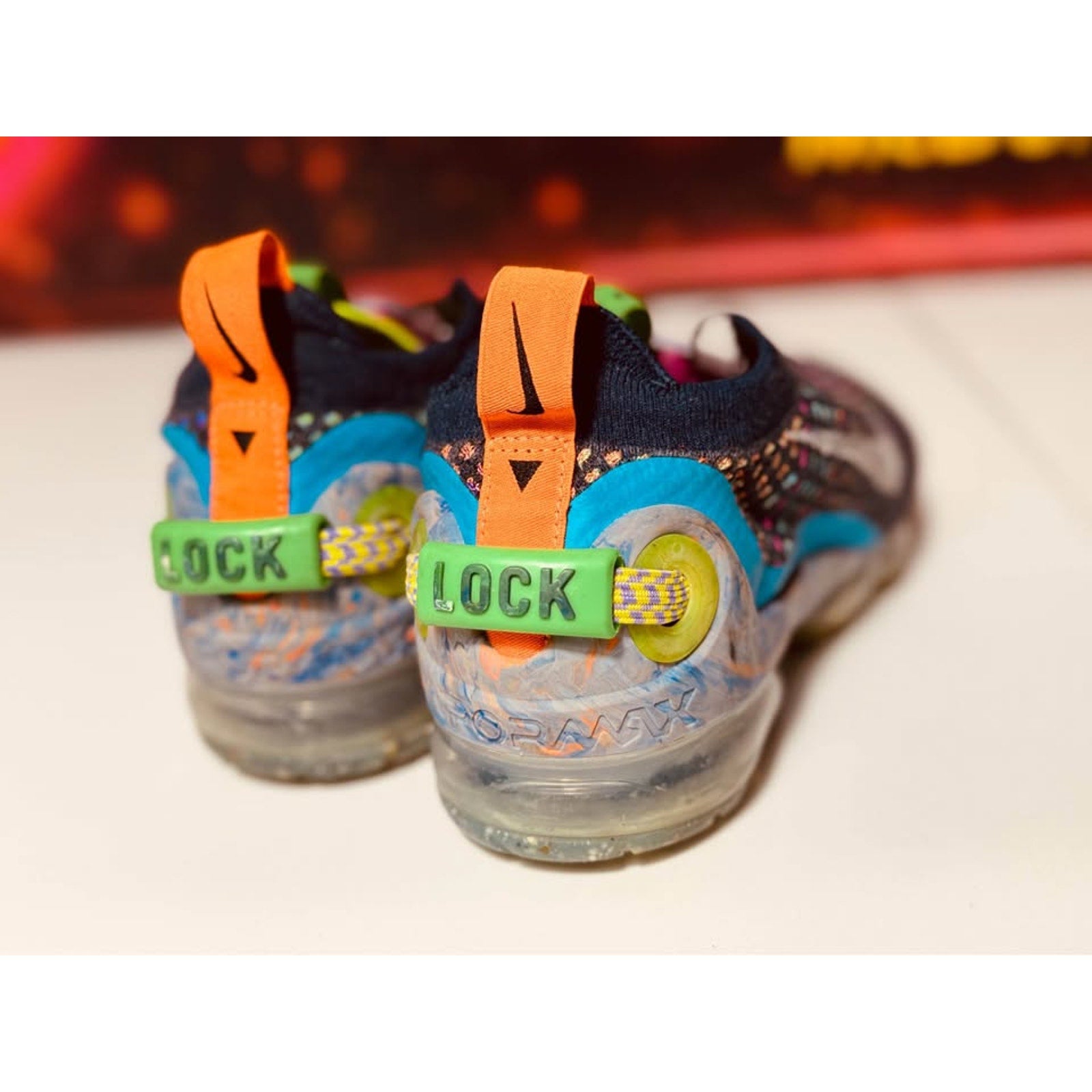 Nike Air VaporMax 2020 Flyknit Deep Royal Blue Multi Women’s sz 9 CJ6741-400