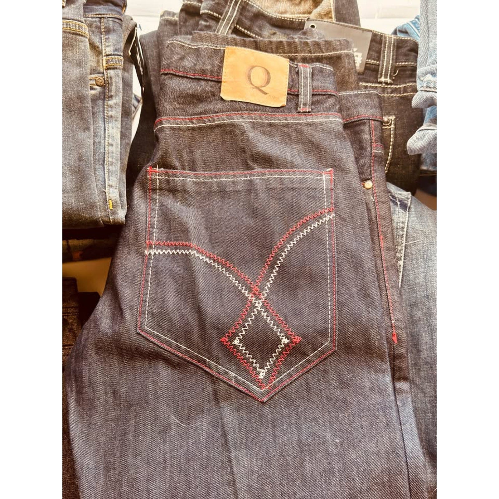 15 Pair Men’s Vintage Y2K Baggy Wide Leg Designer Streetwear Jeans Lot - True Religion, Karl Kani, L